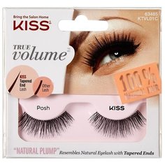 Kiss накладные ресницы True Volume Posh черный