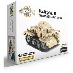 Конструктор Город Игр BrickBattle GN-8844 Легкий танк PzKpfw II