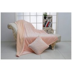 Плед Sofi De MarkO Фабиян, 160 х 220 см, персиковый