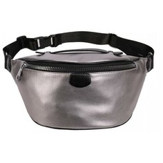 Поясная сумка OrsOro, искусственная кожа, платина