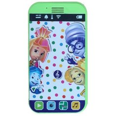 Интерактивная развивающая игрушка Город Игр Фикси-смартфончик "Помогатор", зеленый