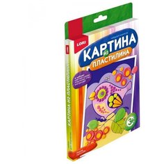 Пластилин LORI Картина из пластилина - Птичка (Пз/Пл-008)