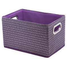 Handy Home Короб для хранения 31х22х19 см фиолетовый