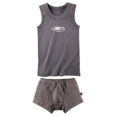 Комплект нижнего белья Наша мама размер 104, серый