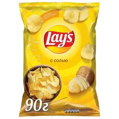 Чипсы Lays картофельные С солью, 90 г