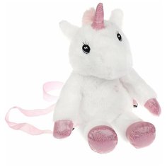 Fluffy Family Рюкзак-игрушка Единорог, белый