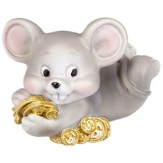 Статуэтка SNOWMEN Мышка, 6.3 см (Е96665) серый