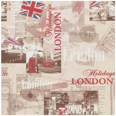 Обои МОФ Лондон 221202-1 0,53х10м Московская Обойная Фабрика