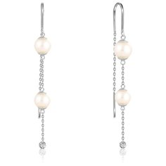 Бронницкий Ювелир Серьги из белого золота 66319892000