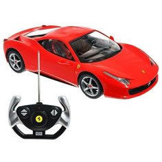 Легковой автомобиль Rastar Ferrari 458 Italia (47300) 1:14 32.5 см красный