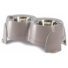 Подставка с двумя мисками 0,85+0,85л ERGO FEEDER 18см пластик Savic