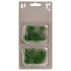 Крючки для елочных украшений, зелёные, 4.5 см, набор 40 шт., Koopman International AWR000070