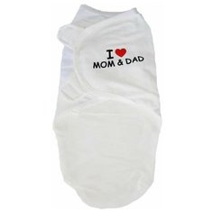 Пеленка-кокон Patrino ""I like mom and dad" (интерлок, пенье) Тутси