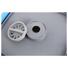 Корзина-раковина "Bradex", пластиковая складная с ручками, цвет: синий