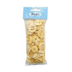 Пуговицы ассорти Палитра 100г/упак (Кремовый) Magic Buttons