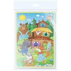 Мягкие пазлы "Теремок", А5, 12 элементов Vladi Toys