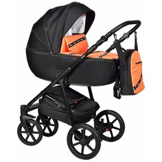 Коляска детская Indigo CROSS 2в1 Cr 04 оранжевый