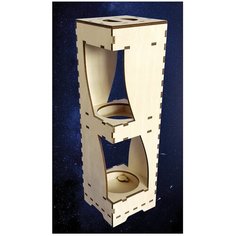 Деревянная заготовка "Коробка для вина №14", 35x10x10 см Созвездие