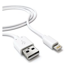 Зарядное сетевое устройство "Red Line ТС-1A", кабель для IPhone (iPad) 1 метр, 1USB, выходной ток 1 А, белое