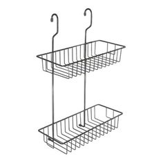 Полка для рейлинга Rosenberg, 2 ярус, прямоугольная, корзина