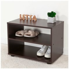Обувница этажерка полка тумба для обуви Ультра Венге 578х423х350 Letta