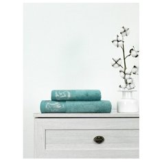 Полотенце махровое TexRepublic Bamboo Valle 70*130 1 шт. Мятный Amore Mio