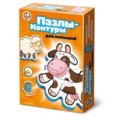 Пазл-контур для малышей "Домашние животные" Десятое королевство