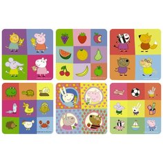 Пазл фигурный 6 в 1 Peppa Pig "Герои и предметы", арт. 01567 Origami