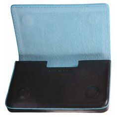 Чехол для визитных карт Piquadro "Blue Square", черный, кожа, арт. PP1263B2/N