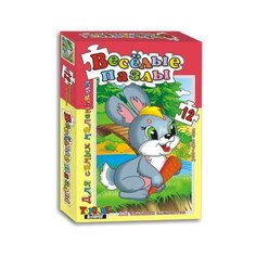 Игра для самых маленьких. Весёлые пазлы "Зайчик", 12 элементов Topgame