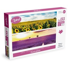 Набор пазлов "Диптих. Океаны цветов", 2x133 элемента Origami