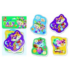 Пазлы мягкие Baby Puzzle "Чудо ферма" 4 картинки, 13 эл. Vladi Toys VT1106-59
