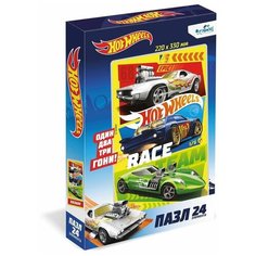 Пазл 24эл Hot Wheels Заезд года Оригами 5900 Origami