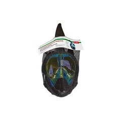 Полнолицевая маска для снорклинга, затемненная с принтом, размер: L/XL Bradex