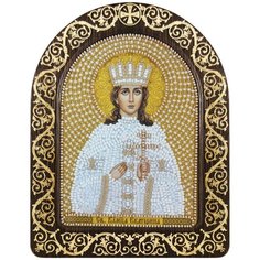 Набор для вышивания бисером Нова Слобода "Святая Великомученица Екатерина Александрийская", арт. СН5025, 13,5x17 см Nova Sloboda