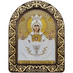 Набор для вышивания бисером Нова Слобода "Образ Пресвятой Богородицы "Неупиваемая чаша", арт. СН5010, 13,5x17 см Nova Sloboda