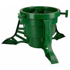 Подставка для натуральной ели КОСМОС с ёмкостью для воды, пластик, 23х23х25 см (высота ели 1.2-3 м), SNOWMEN Kosmos