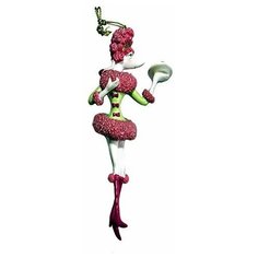 Статуэтка-подвеска ГЛАМУРНАЯ ПУДЕЛИЦА, полирезин, 6.5х3.3х13.1 см, Forest Market 3D1114