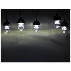 Гирлянда-проектор ТАНЕЦ СНЕЖИНОК, 6 холодных белых LED-ламп, проекция на 1.5 м2, 2.5+5 м, уличная, Kaemingk 494555