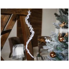 Гирлянда-подвеска ЗВЁЗДНЫЕ КРИСТАЛЛИКИ, акрил, прозрачная, 90 см, Kaemingk 520067