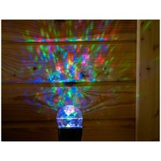 Подсветка ИГРА ВОДЫ вращающаяся, цветные LED-огни (красный, зелёный, синий), для дома и улицы, Kaemingk 494479