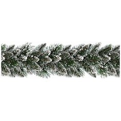 Гирлянда хвойная ФИНЛЕЙ заснеженная, хвоя - PVC, 270х25 см, Kaemingk 688479