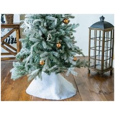 Снежное покрывало с глиттером для основания ёлки, 150 см, Kaemingk 472063