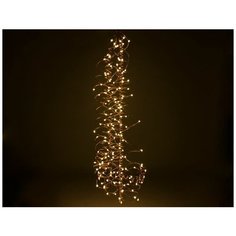 Гирлянда КОНСКИЙ ХВОСТ, 100 экстра тёплых белых LED-огней, 10*1 м+5 м, медный провод, уличная, Koopman International AX8