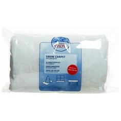 Снежное покрывало ЗОЛОТЫЕ ИСКОРКИ, белое с золотым глиттером, полиэстер, 250х100 см, Kaemingk 470272