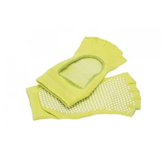 Носки противоскользящие "Bradex", для занятий йогой, с открытыми пальцами и подъёмом, размер: 36-42