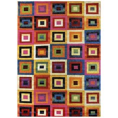 КОВЕР ФРИЗЕ "CRYSTAL" 1,2*1,8 М 2786 MULTICOLOR (1) "МЕРИНОС" Merinos