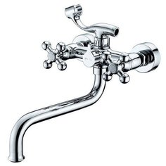 Смеситель для ванны и душа KAISER Carlson Lux 11255 двухрычажный