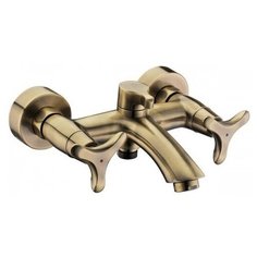 Смеситель для ванны и душа KAISER Trio 57022-1 Bronze двухрычажный