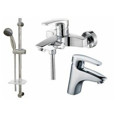 Комплект для ванной KAISER (68011+68022+стойка KS-110) Guss 6800К Сhrome